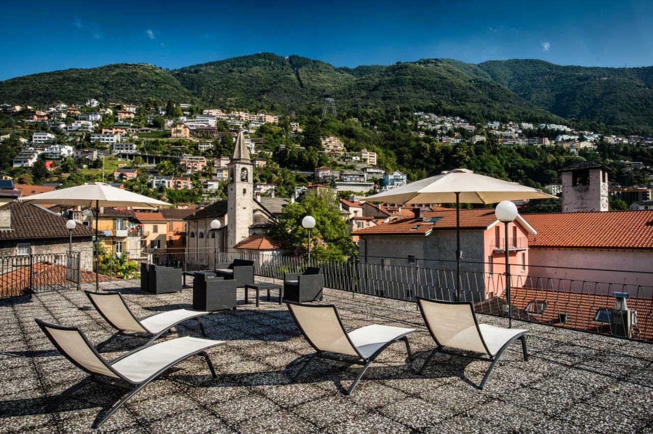 Residenze Dell'Angelo Hotell Locarno Exteriör bild