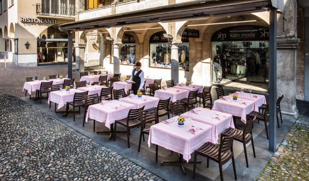 Residenze Dell'Angelo Hotell Locarno Exteriör bild
