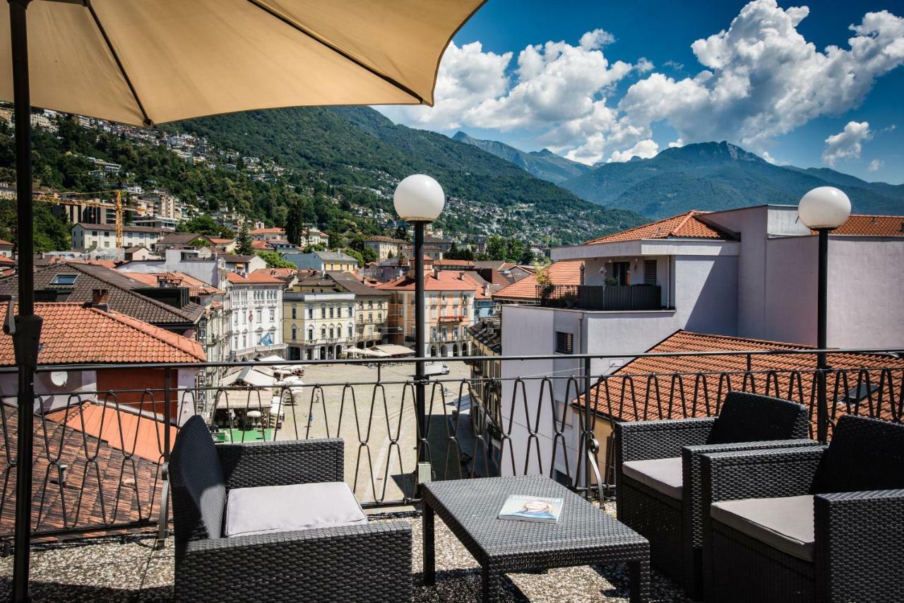 Residenze Dell'Angelo Hotell Locarno Exteriör bild