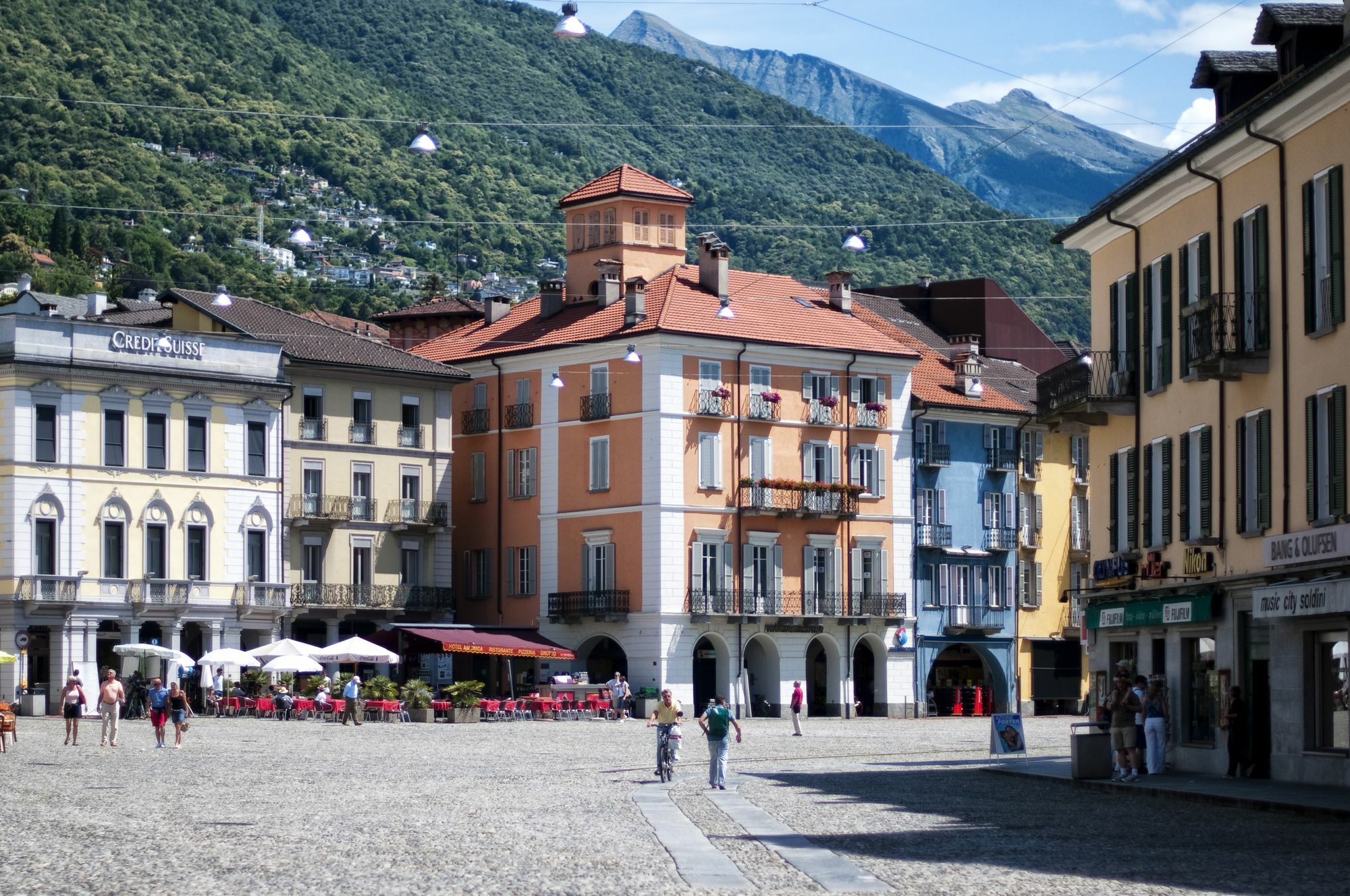 Residenze Dell'Angelo Hotell Locarno Exteriör bild