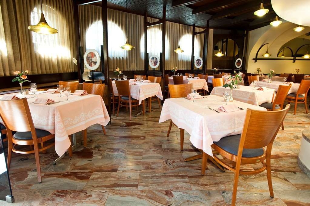 Residenze Dell'Angelo Hotell Locarno Restaurang bild