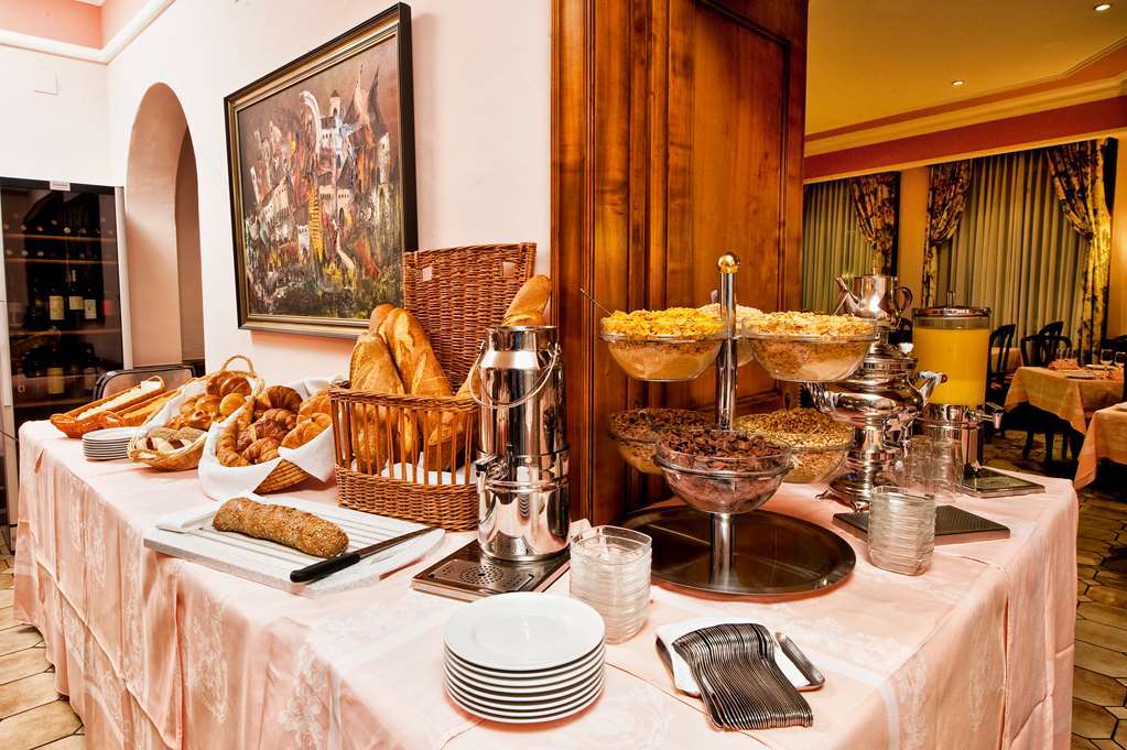Residenze Dell'Angelo Hotell Locarno Restaurang bild