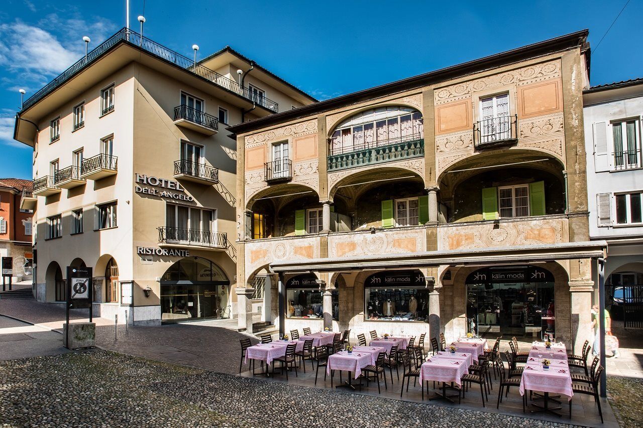 Residenze Dell'Angelo Hotell Locarno Exteriör bild